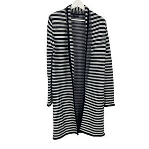 Dynamite Open Front Striped Duster Cardigan Sweater size Medium
